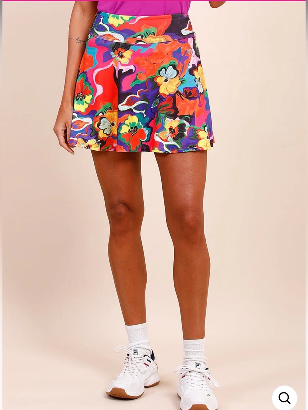 Dona Jo Court Skirt / Skort (Amaryllis) Pickleball Tennis Golf Athletic 14.5"